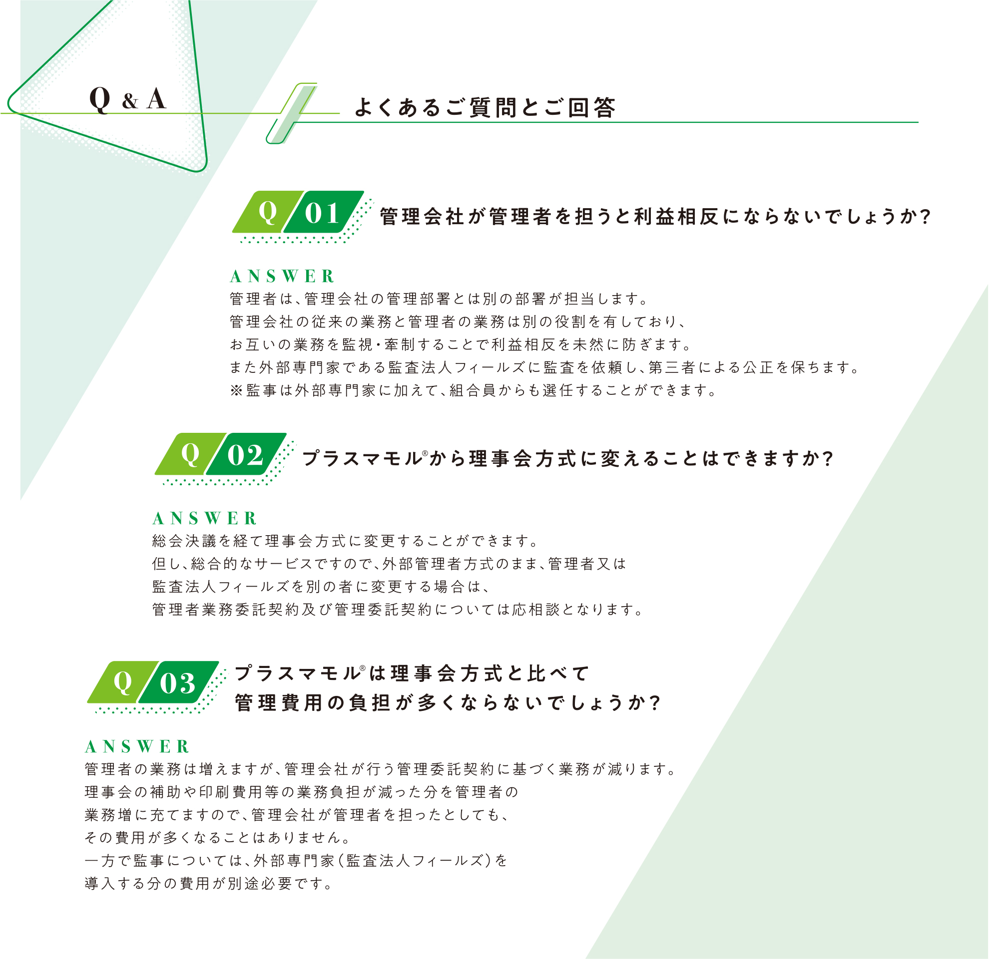 【Q&A】よくあるご質問とご回答
