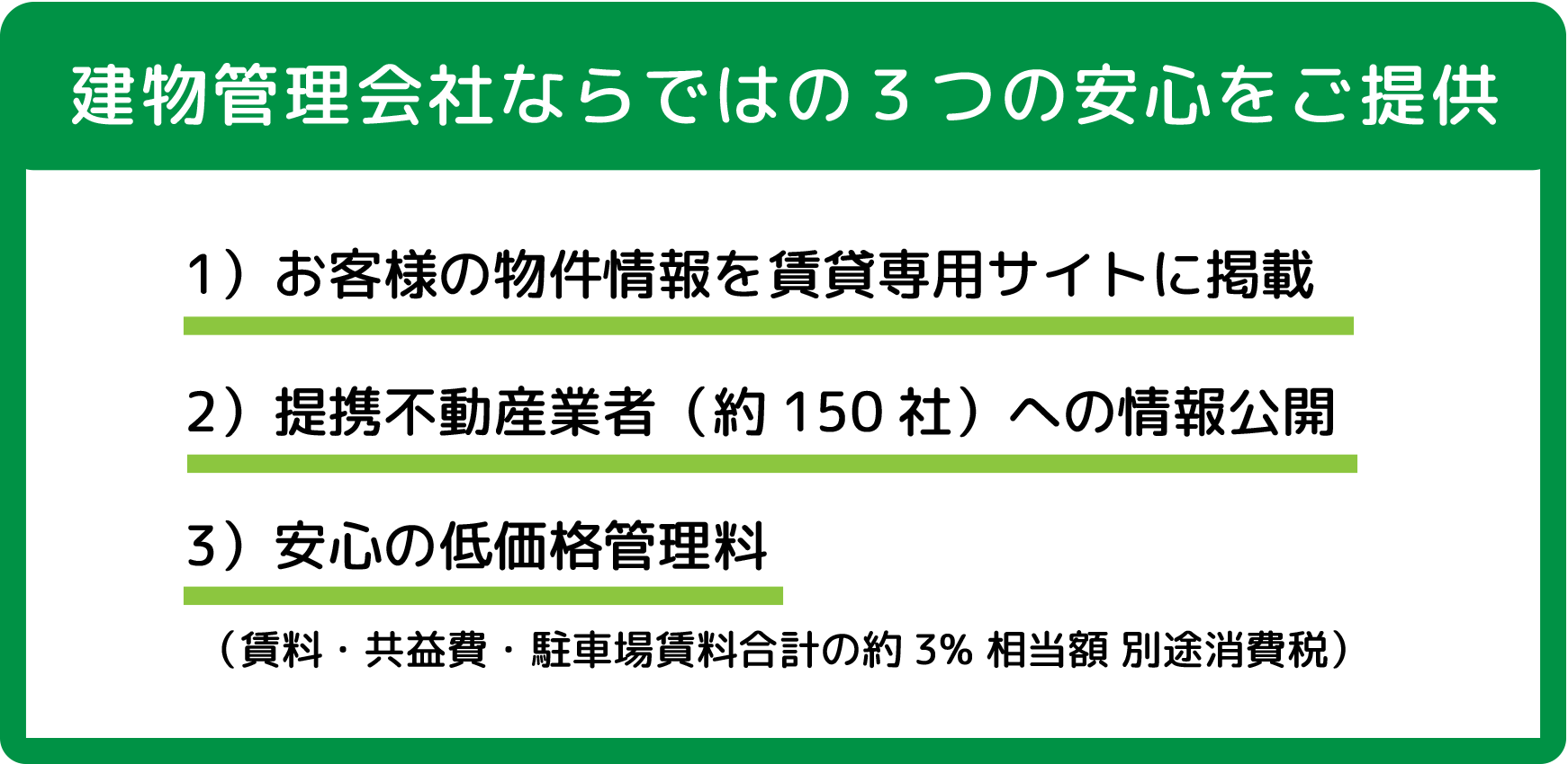 一棟貸マンション、オフィスビル、商業施設における豊富な賃貸管理実績